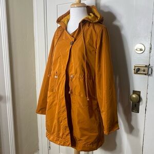 🎉LAST CALL🎉 Prairie Underground Lagenlook Burnt Orange Hooded Lined Jacket XS